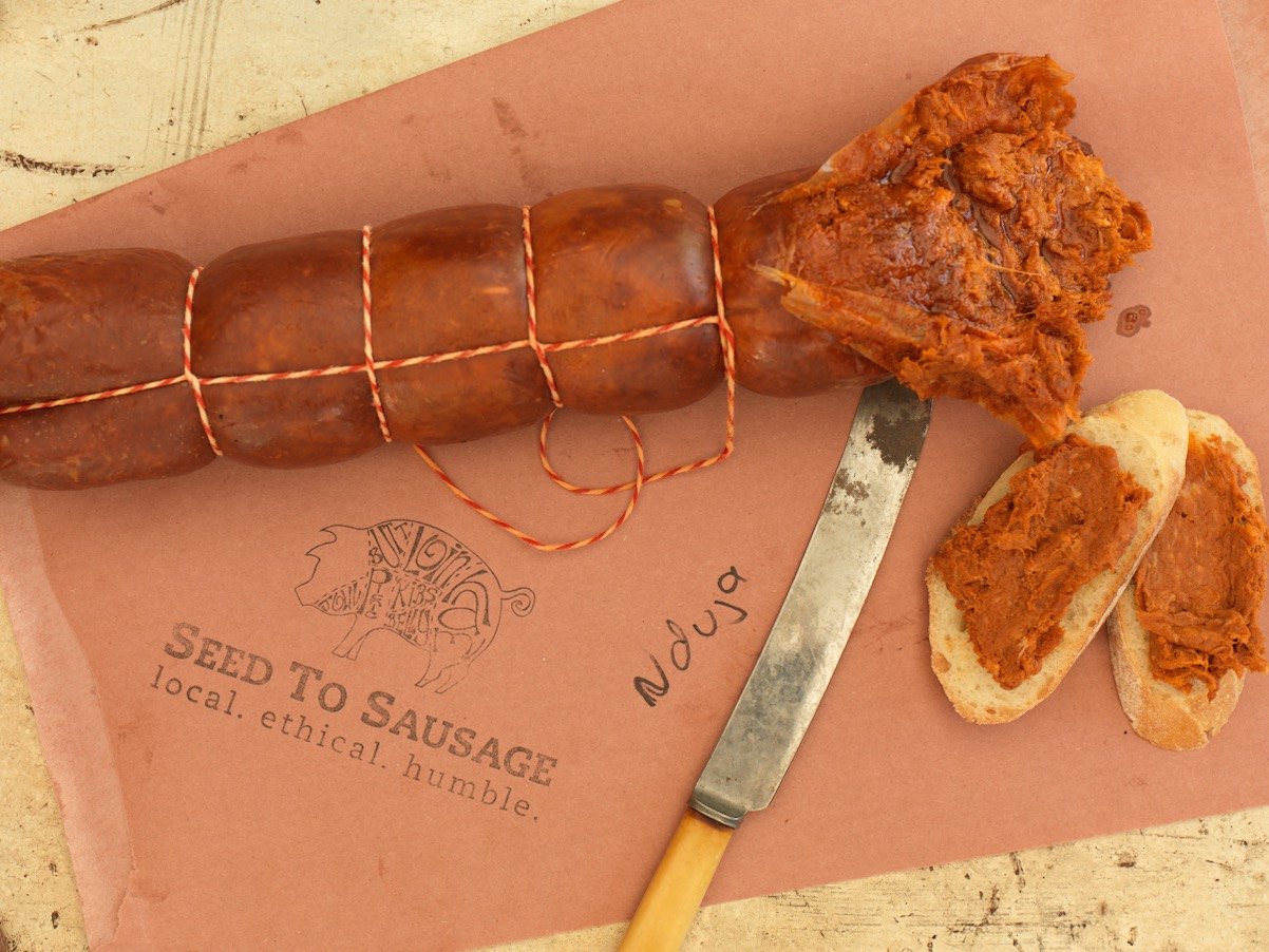 Nduja in the ownership-mapped product photograph